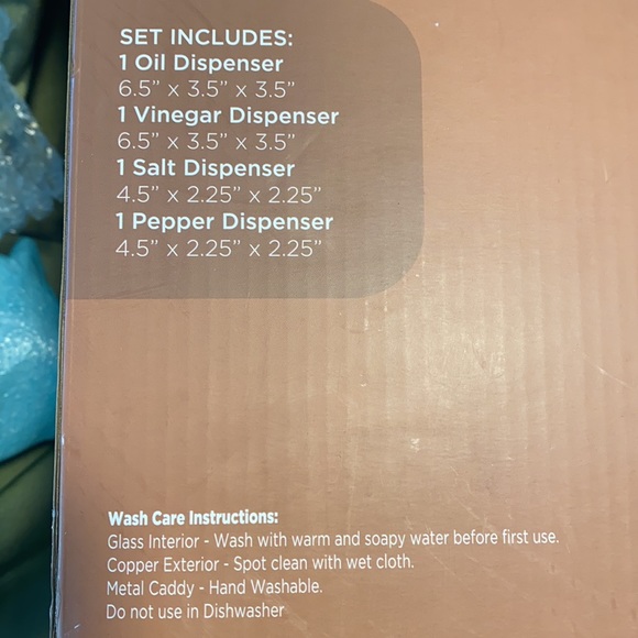 Le Regala 5 Piece Condiment Set NIB - Picture 5 of 6